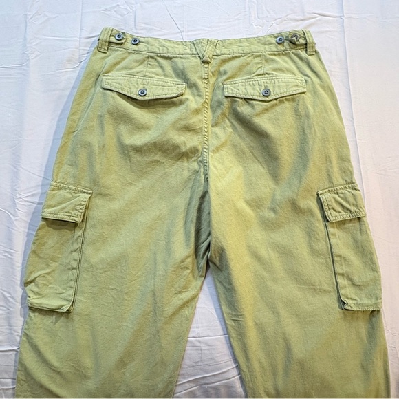 Madewell Garment Dyed Straight Cargo Pants Olive Green Utility Sz 29🧡 - Picture 5 of 11